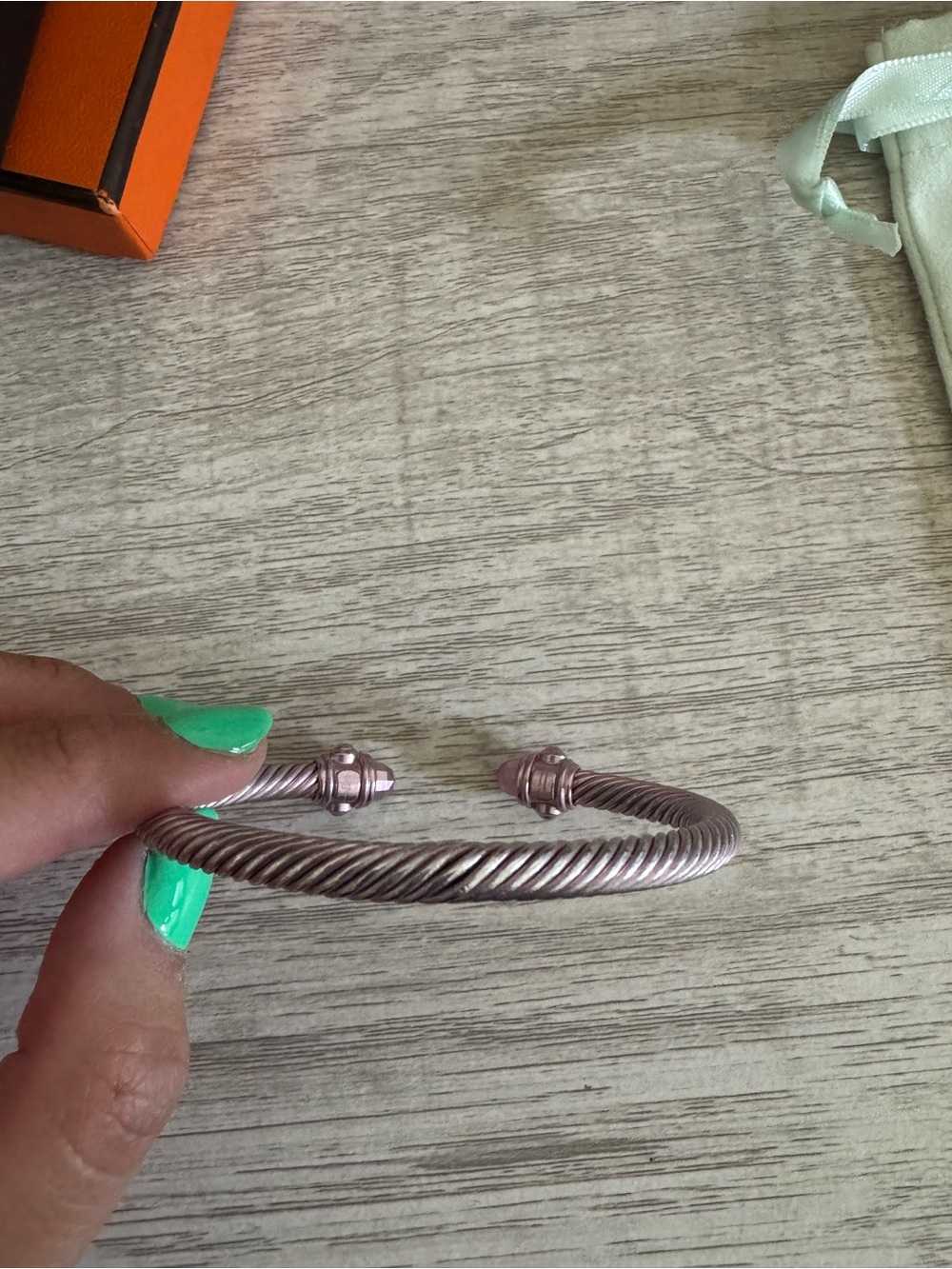 David Yurman Pink Aluminum Bracelet - Picture 4 of 4